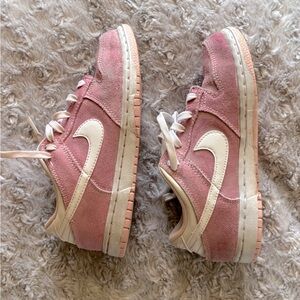 Pink Suede Nike Tie Shoes 13C